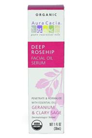 img 1 attached to Aura Cacia Organic Rosehip Restoring Serum - 1 Fluid Ounce