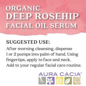 img 3 attached to Aura Cacia Organic Rosehip Restoring Serum - 1 Fluid Ounce