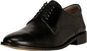 img 4 attached to 👞Идеальный стиль и комфорт с настоящей кожей Liberty Triple Loafers