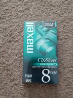 maxell gx silver t 120 vhs 1 pack logo