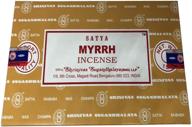 🌸 satya said baba nag champa - myrrh incense sticks: pack of 12 (15g) - buy online logo