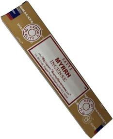 img 2 attached to 🌸 Satya Said Baba Nag Champa - Myrrh Incense Sticks: Pack of 12 (15g) - Buy Online