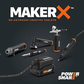 img 3 attached to WORX WX739L 9 MAKERX Rotary Tool: Ultimate Precision and Versatility for Pro-Level Crafting