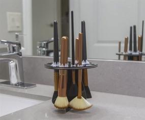 img 1 attached to Organize Your Makeup Brushes 💄 with Evriholder MKBH12-AMZ Makeup Brush Holder