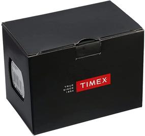 img 1 attached to Timex Black Brown Bracelet Silver