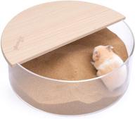 🐭 niteangel small animal sand-bath box: acrylic critter's sand bath shower room & digging sand container for hamsters, mice, lemming, gerbils, and more logo
