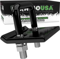 🦏 rhino usa hitch tightener anti-rattle clamp - heavy duty steel stabilizer for 1.25 and 2 inch hitches - protective anti-rust coating - rhino products (hitch clamp) logo
