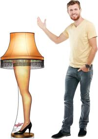 img 2 attached to Deck the Halls with the Leg Lamp Life Size Cardboard Standup from A Christmas Story (1983 Film)