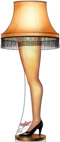 img 4 attached to Deck the Halls with the Leg Lamp Life Size Cardboard Standup from A Christmas Story (1983 Film)