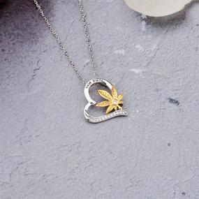 img 2 attached to 🌿 Best Buds Necklace: Premium Marijuana Weed Leaf Cannabis Jewelry Maple Leaf BFF Gift