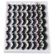 💃 boahankuke 20mm faux mink false eyelashes - 24 pairs, 8 styles - dramatic, thick, fluffy volume - wholesale bulk pricing logo