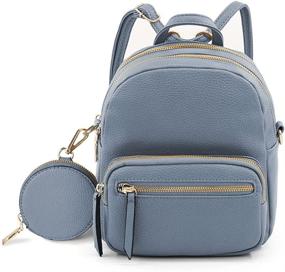 img 4 attached to 🎒 EMPERIA Convertible Leather Backpack Crossbody