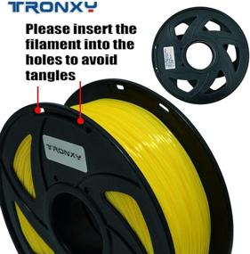 img 1 attached to TRONXY 3D Flexible TPU Filament - Vibrant Yellow Color (1 kg) 🎃