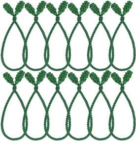 img 4 attached to 🎄 Shappy Christmas Garland Ties: Reusable, Flexible & Decorative Twist Ties for Garland, Banisters, and Home Decoration (Green, 12-Pack)