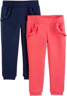 double delightful: toddler girls' pants & capris 2-pack from simple joys carters logo