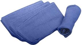 img 4 attached to 🛀 Dukal Sterile Absorbent Towels, 17x26 Inches, Pack of 8, Blue - Pre-Washed 100% Cotton OR Towels for Medical Facilities, Latex-Free