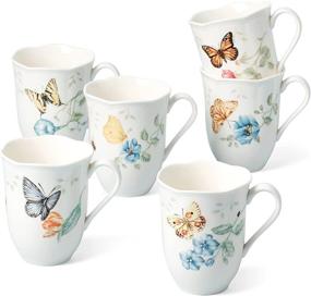img 2 attached to Discover the Enchanting Lenox Butterfly Meadow 6 Piece Multi Set!