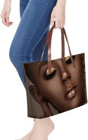 img 1 attached to FANCOSAN African American Handbags: Stylish Shoulder Bags & Wallets for Women