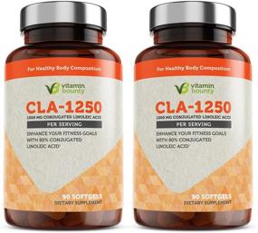 img 4 attached to 💪 Premium Quality CLA 1250mg Softgels (2 Pack) – Non-Stimulating Conjugated Linoleic Acid
