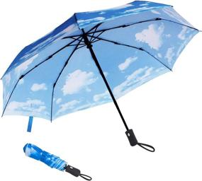 img 4 attached to Travel Umbrella Windproof Compact Umbrellas Umbrellas