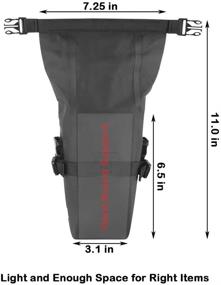 img 1 attached to Roswheel 131363 Waterproof Bike Saddle Bag With Under Seat Pack - Bike Pouch