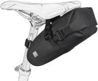 roswheel 131363 waterproof bike saddle bag with under seat pack - bike pouch logo