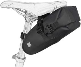 img 4 attached to Roswheel 131363 Waterproof Bike Saddle Bag With Under Seat Pack - Bike Pouch