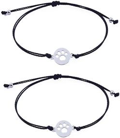 img 4 attached to Jewanfix Bracelet Distance Bracelets Friendship