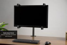 img 1 attached to Enhance Ergonomics with VIVO Adapter VESA Mount Kit: 20-30 inch LED LCD Monitor Screen, 75mm/100mm Bracket - Stand-VAD1
