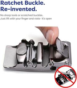 img 2 attached to Gallery Seven Men's Leather Ratchet - Premium Men's Accessories for Enhanced Searchability