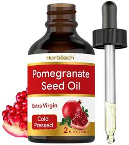 img 4 attached to 🌿 Pomegranate Seed Oil - 2 oz, Cold Pressed for Face & Hair | Unclogs Pores, Promotes Clear Skin | Reduces Fine Lines & Wrinkles | SLS & Paraben Free - By Horbaach