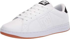 img 4 attached to DC Mens Striker Skate White Men's Shoes in Fashion Sneakers