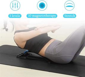 img 2 attached to 🌟 Lumbar Back Stretcher and Multi-Level Massager - Effective Relief for Herniated Disc, Sciatica, Scoliosis, Lower and Upper Back Pain Support