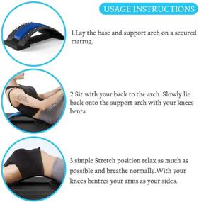 img 1 attached to 🌟 Lumbar Back Stretcher and Multi-Level Massager - Effective Relief for Herniated Disc, Sciatica, Scoliosis, Lower and Upper Back Pain Support