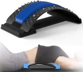 img 4 attached to 🌟 Lumbar Back Stretcher and Multi-Level Massager - Effective Relief for Herniated Disc, Sciatica, Scoliosis, Lower and Upper Back Pain Support