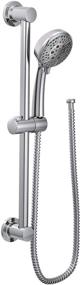 img 4 attached to Moen 3669EP Showering Acc - Core Eco-Performance Handheld Showerhead with 69-Inch Hose & Slide Bar, Chrome