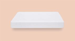 img 1 attached to 🛏️ Stay Dry and Dream Comfortably with Casper's Waterproof Queen Mattress Protector in White