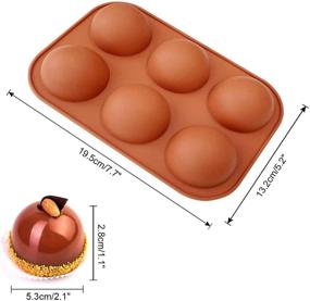 img 3 attached to Silicone Corners Chocolate Desserts Handmade