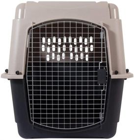 img 2 attached to 🐶 Petmate Ultra Vari Kennel - Heavy-Duty Dog Travel Crate - Tool-Free Assembly - 36" Long - Ideal for 50-70 lb Dogs - Taupe/Black