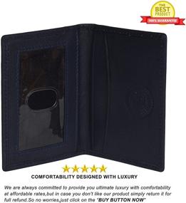 img 3 attached to Leatherboss Small Credit Holder Wallet Men's Accessories in Wallets, Card Cases & Money Organizers
