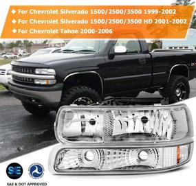 img 3 attached to LBRST Headlight Silverado 1999 2002 Replacement