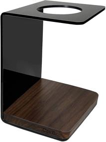 img 4 attached to ☕ CurBru Pour Over Coffee Stand – Stylish and Compatible with Hario V60 and Kalita Wave, Black with Walnut Base