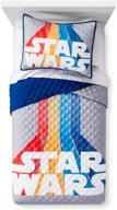 ultimate star wars logo quilt set: twin-sized comfort at its finest logo