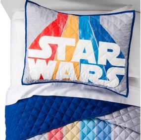 img 1 attached to Ultimate Star Wars Logo Quilt Set: Twin-Sized Comfort at its Finest