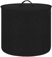 waterproof appliance dust cover for 8 quart instant pot, electric pressure cooker, rice 🌊 cooker, air fryer, and crock pot with easy-to-clean lining - black (8 quart instant pot) logo