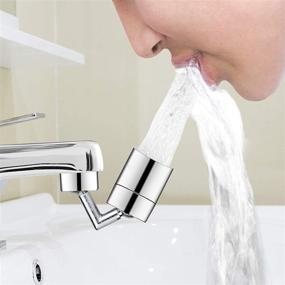 img 4 attached to 💦 Lnlofen Universal Splash Filter Faucet: 720° Swivel, Movable Kitchen Sink Aerator