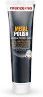 🛠️ menzerna metal polish: universal polishing cream for stainless steel, aluminium, chrome, brass, copper, silver, and plastics logo