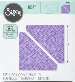 img 1 attached to Sizzix Bigz Die Half Square Triangles Scrapbooking & Stamping