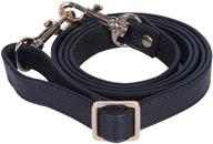 👜 vanenjoy adjustable crossbody straps replacement - 100% full grain leather, 0.7” wide, 25”-51” long logo