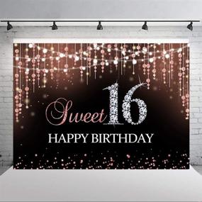 img 1 attached to Birthday Backdrop Background Photography Decorations Camera & Photo